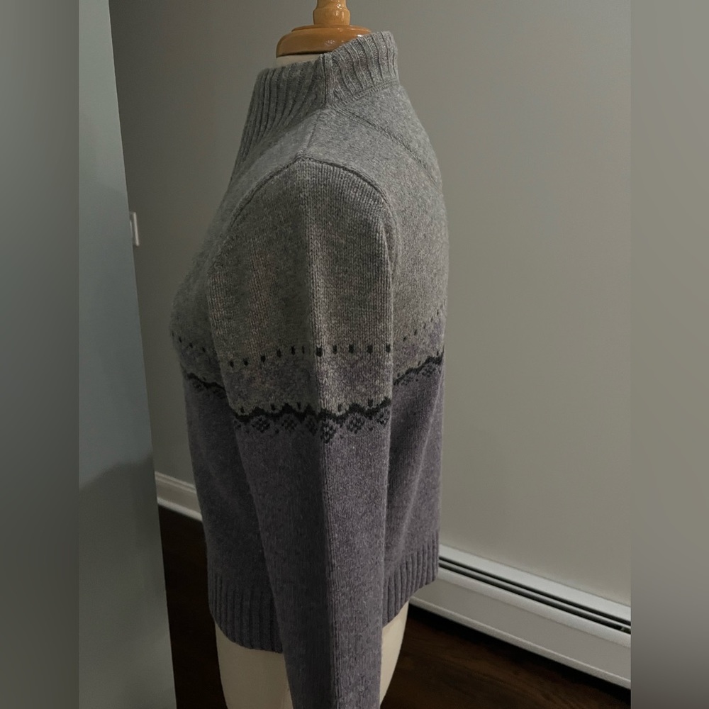 NWOT Woolrich Lambswool Mock Neck Sweater Size Small Z539 - Picture 3 of 4